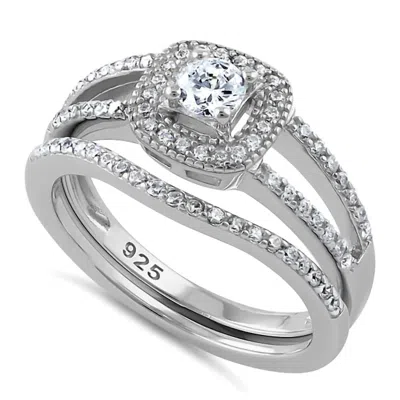 Starlette Women's Darla Engagement Ring In Silver