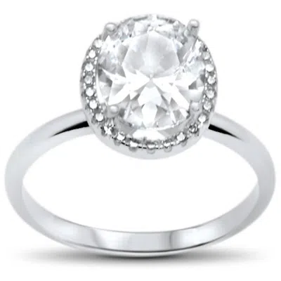 Starlette Women's Hepburn Engagement Ring In Silver