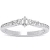 Starlette Women's Isabella Stackable Ring In Silver In Silver