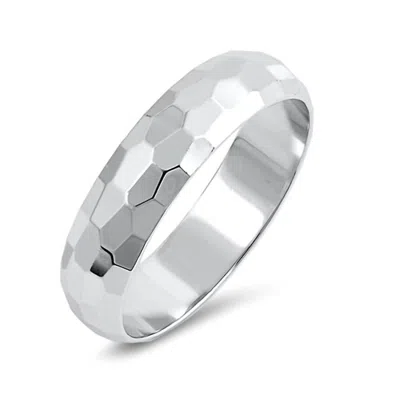 Starlette Women's Lila Band Ring In Silver