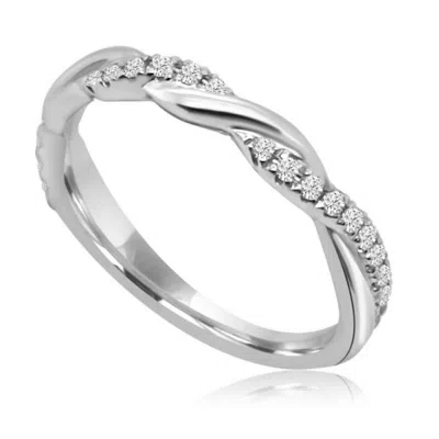 Starlette Women's Maria Stackable Ring In Silver In Red