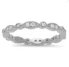 Starlette Women's Marquessa Stackable Ring In Silver In Metallic