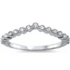 Starlette Women's Mia Stackable Ring In Silver In Silver
