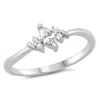 Starlette Women's Rita Statement Ring In Silver In Silver