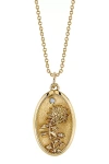 Starling November Birth Flower Charm In Gold