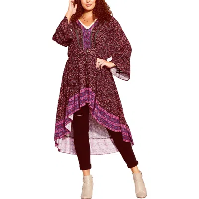 Starling Reine Womens Hi-low Viscose Tunic Top