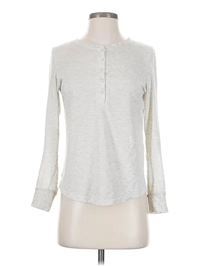 Pre-owned Stars Above Long Sleeve Top Gray Crew Neck Tops