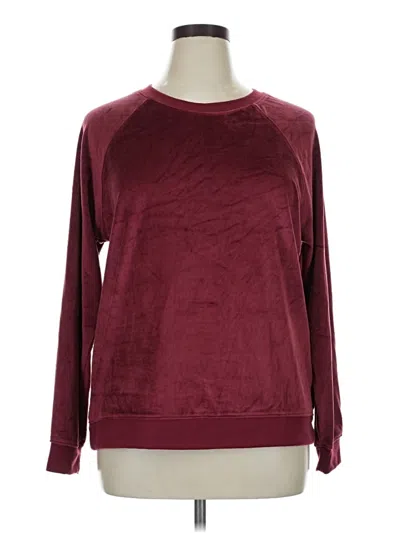 Pre-owned Stars Above Sweatshirt In Burgundy