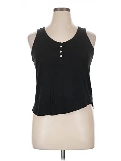 Pre-owned Stars Above Tank Top Black Halter Neckline Tops