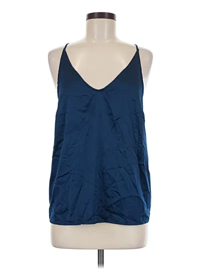 Pre-owned Stars Above Tank Top Blue Halter Neckline Tops