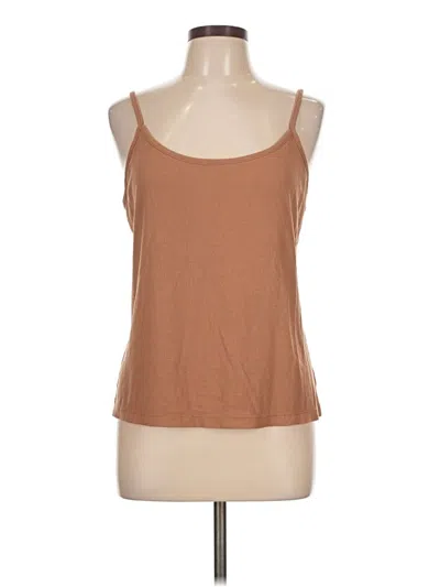 Pre-owned Stars Above Tank Top Brown Strapless Neckline Tops