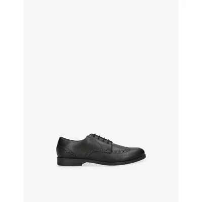 Start Rite Black Kids' Round-toe Leather Brogues Eur 39 /5.5 Uk