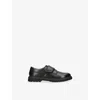 Start Rite Black Kids' Glint Leather Shoes Eur 37.5 /4.5 Uk In Black