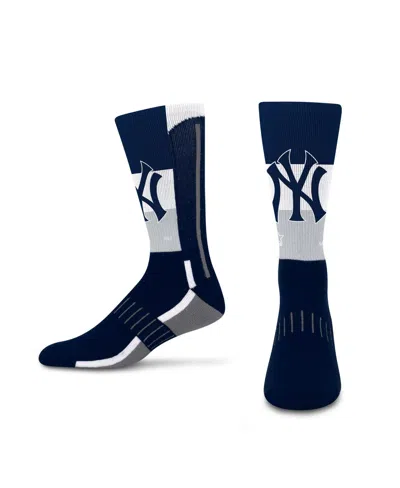 Starter Kids' Big Boys And Girls Navy New York Yankees Phenom Neo Streak Socks In Blue
