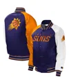 Starter Big Boys And Girls  Purple Phoenix Suns Raglan Full-snap Varsity Jacket In Purple