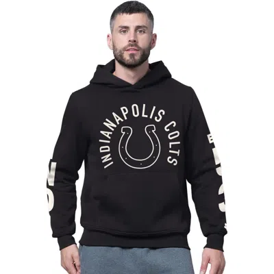 Starter Black Indianapolis Colts Handoff Fleece Hoodie Sweatshirt