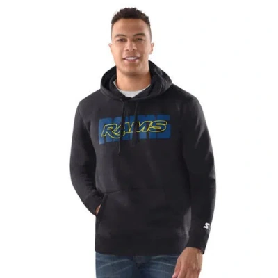 Starter Black Los Angeles Rams Rookie Hoodie