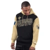 Starter Black New Orleans Saints Extreme Pullover Hoodie In Black