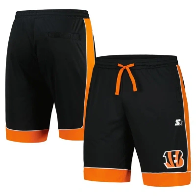 Starter Black/orange Cincinnati Bengals Fan Favorite Fashion Shorts