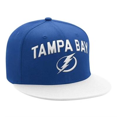 Starter Blue/white Tampa Bay Lightning Arch Logo Two-tone Snapback Hat