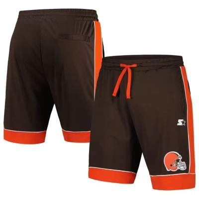 Starter Brown/orange Cleveland Browns Fan Favorite Fashion Shorts