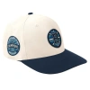 Starter Cream/navy Boston Bruins Blue Wave Classic Adjustable Hat In Cream