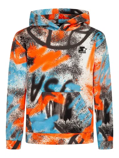 Starter Graffiti-print Hoodie In Animal Print