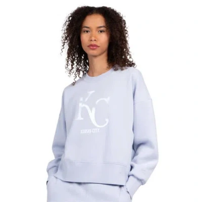 Starter Light Blue Kansas City Royals Pastels Boxy Fleece Sweatshirt