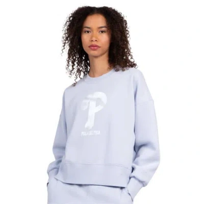 Starter Light Blue Philadelphia Phillies Pastels Boxy Fleece Sweatshirt
