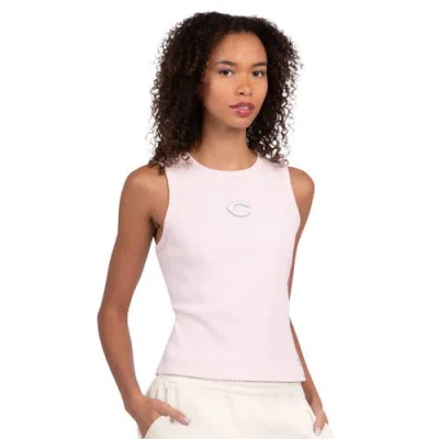 Starter Light Pink Cincinnati Reds Pastels Ribbed Tank Top