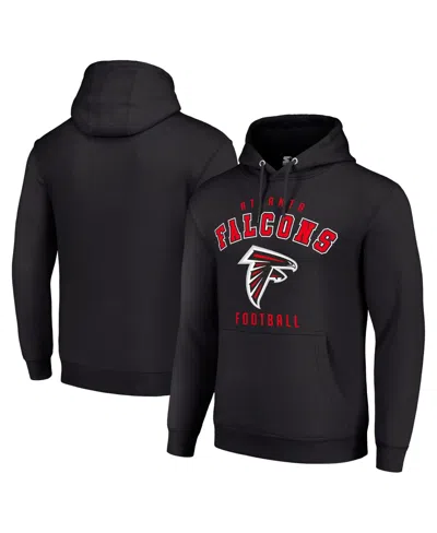 Starter Men's And Women's Black Atlanta Falcons Logo Pullover Hoodie