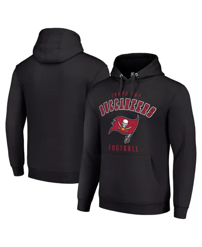 Starter Men's And Women's Black Tampa Bay Buccaneers Logo Pullover Hoodie