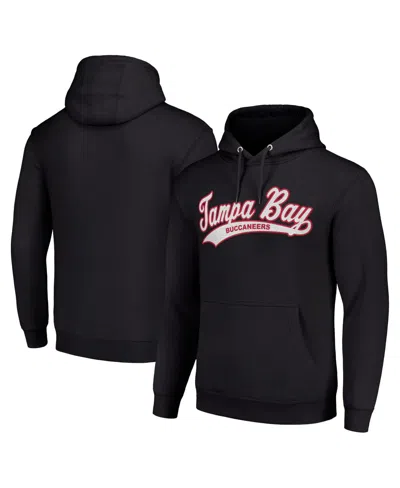 Starter Men's And Women's Black Tampa Bay Buccaneers Tail Sweep Pullover Hoodie