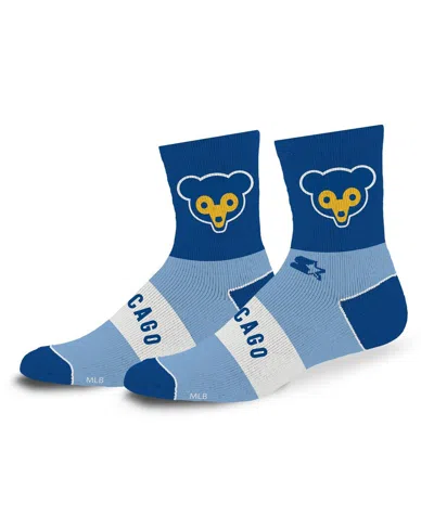 Starter Men's And Women's Chicago Cubs Trifecta Throwback Mid-crew Socks