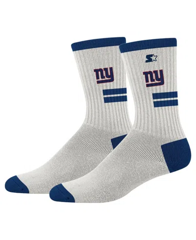Starter Men's And Women's Cream New York Giants Premiere Cushioned Crew Socks In White