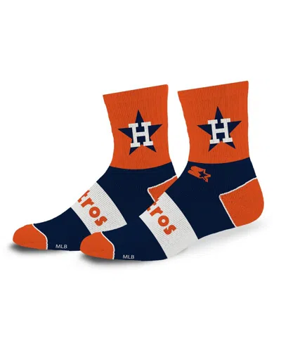 Starter Men's And Women's Houston Astros Trifecta Throwback Mid-crew Socks