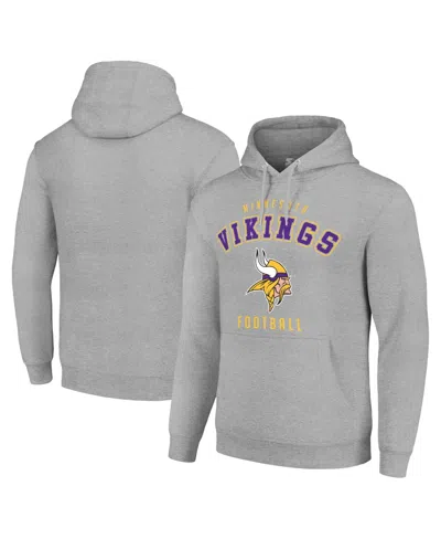 Starter Men's And Women's Minnesota Vikings Graphic Pullover Hoodie In Gray