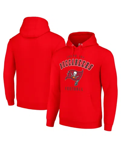 Starter Men's And Women's Red Tampa Bay Buccaneers Logo Pullover Hoodie