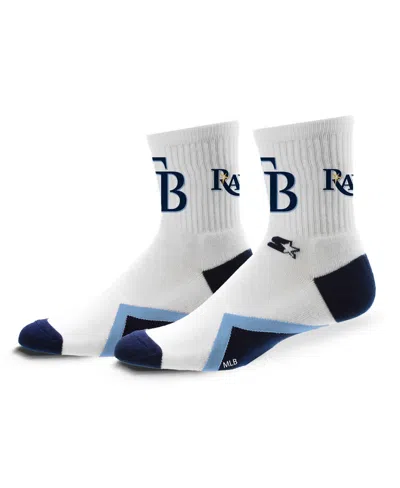 Starter Men's And Women's Tampa Bay Rays Striker Mid-crew Socks In White
