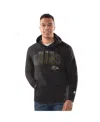 Starter Men's Black Baltimore Ravens Vintage Pullover Hoodie In Black