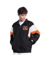 Starter Men's Brown/gold San Diego Padres Contender Tricot Full-zip Track Jacket In Multi