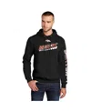 Starter Black Denver Broncos Wordmark Logo Pullover Hoodie In Black