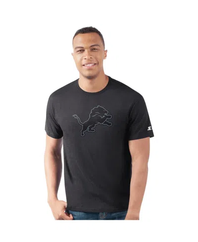 Starter Men's Black Detroit Lions Prime Time T-shirt
