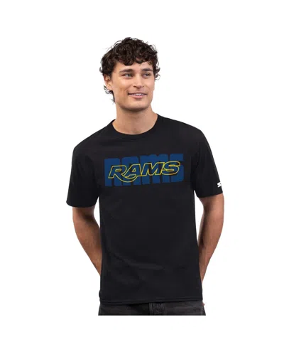 Starter Men's Black Los Angeles Rams Smart Tech Prime Time T-shirt