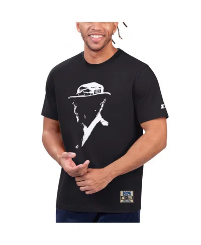 Starter Men's Black New York Giants 100th Season T-shirt