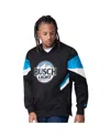 Starter Men's Black Ross Chastain Busch Light Striker I V-neck Pullover Jacket In Black