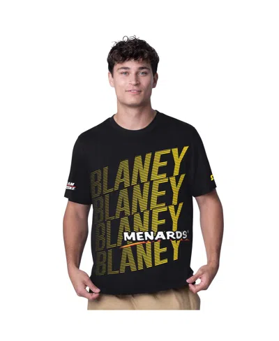 Starter Men's Black Ryan Blaney Menards All Star Extreme T-shirt In Multi