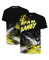 Starter Men's Black Ryan Blaney Touchdown Extreme T-shirt In Black