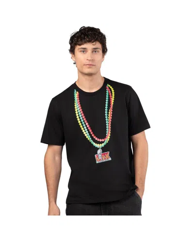 Starter Men's Black Super Bowl Lix Big Chain T-shirt