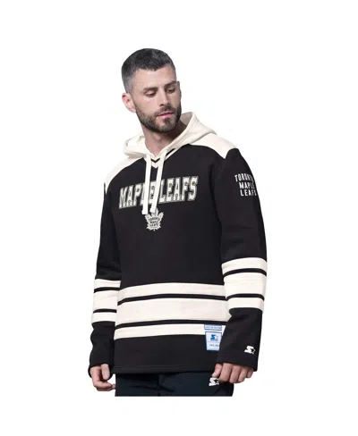 Starter Men's Black Toronto Maple Leaf Slapshot Fashion Hoodie